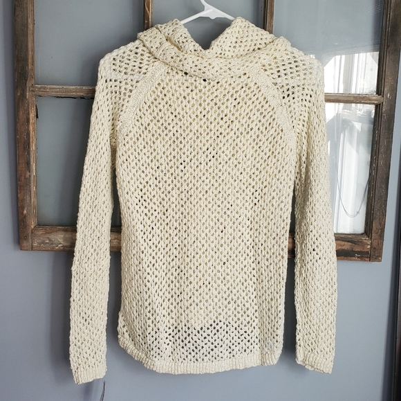 INC Pointelle Cowl Neck Sweater - Picture 4 of 9